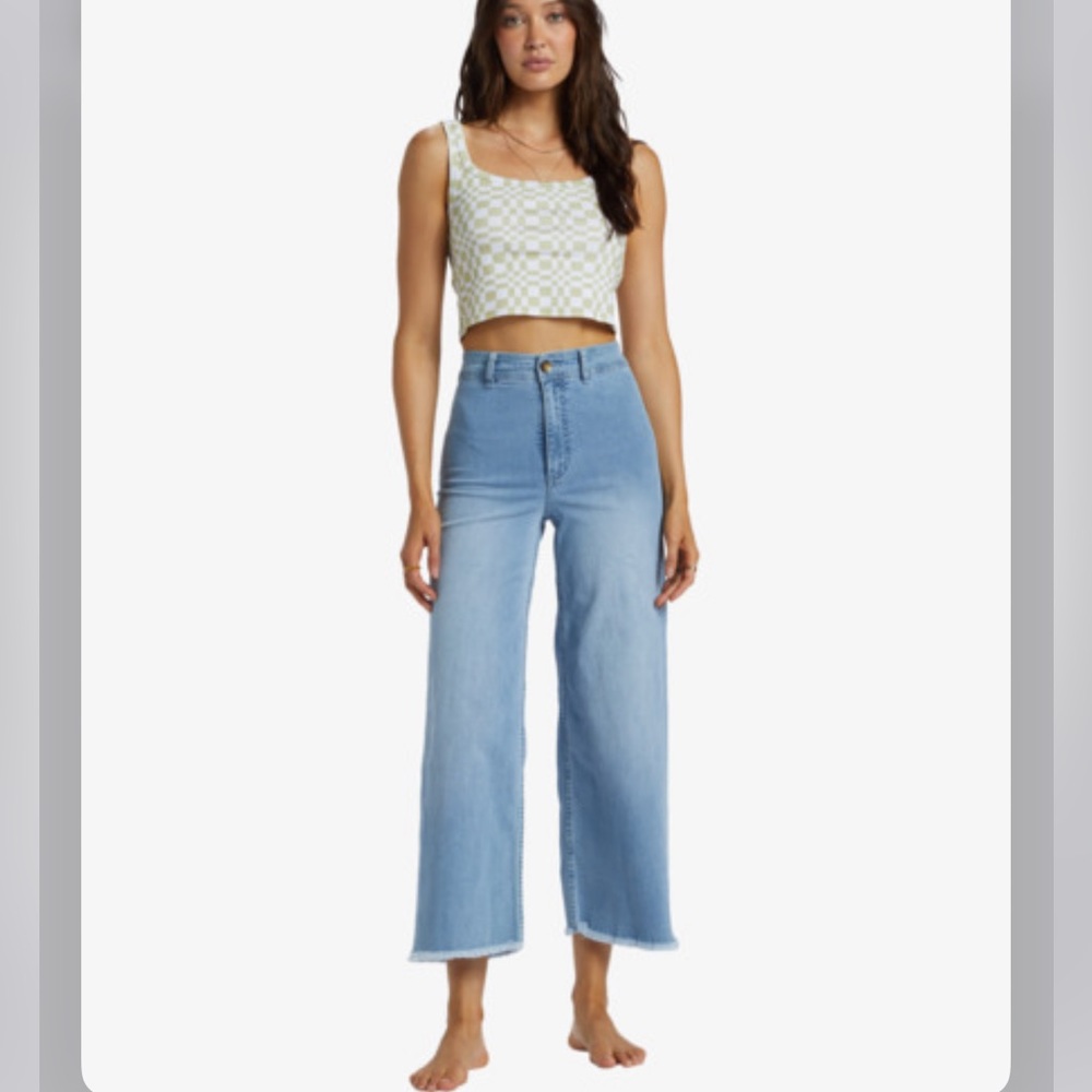 🔥🔥BILLABONG - INDIGO FREE FALL WIDE-LEG JEANS - Picture 2 of 15